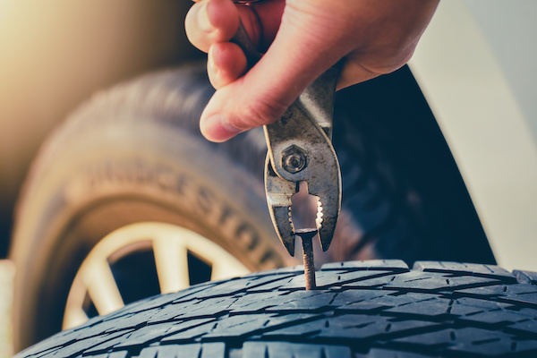 There's a Nail in Your Tire! What Do I Do?